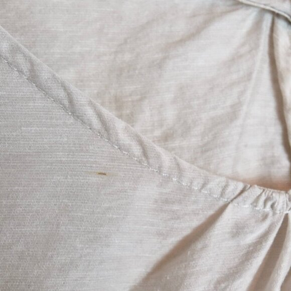 Eloquii || Ivory Poet Blouse Size 26W Long Sleeve Textured Prairie Peasant Top - Picture 10 of 10